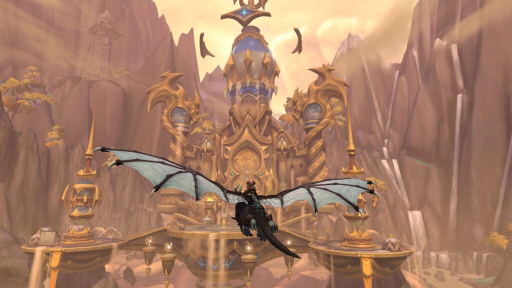 Flying to the event, Thaldraszus